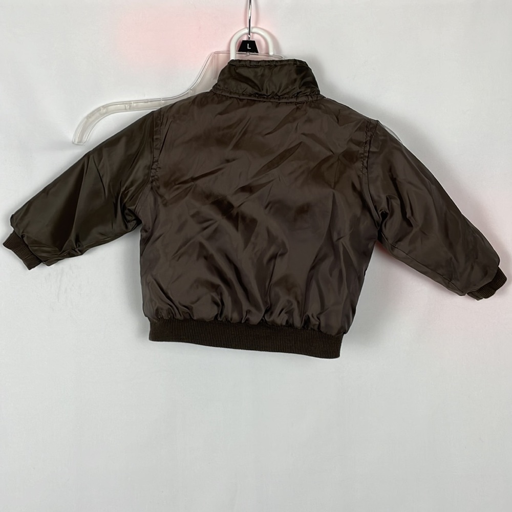 Hurley Brown Insulated Zip Up Baby Jacket - Size 18 Months - Picture 7 of 12